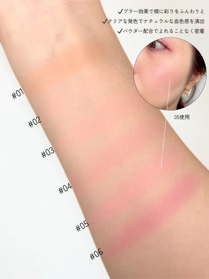 ネーミング フラッフィーパウダーブラッシュ/NAMING./パウダーチークを使ったクチコミ(4枚目)