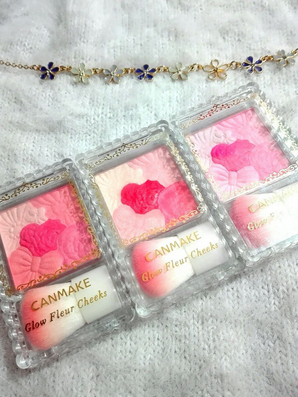 グロウフルールチークス/キャンメイク/パウダーチークを使ったクチコミ（2枚目）