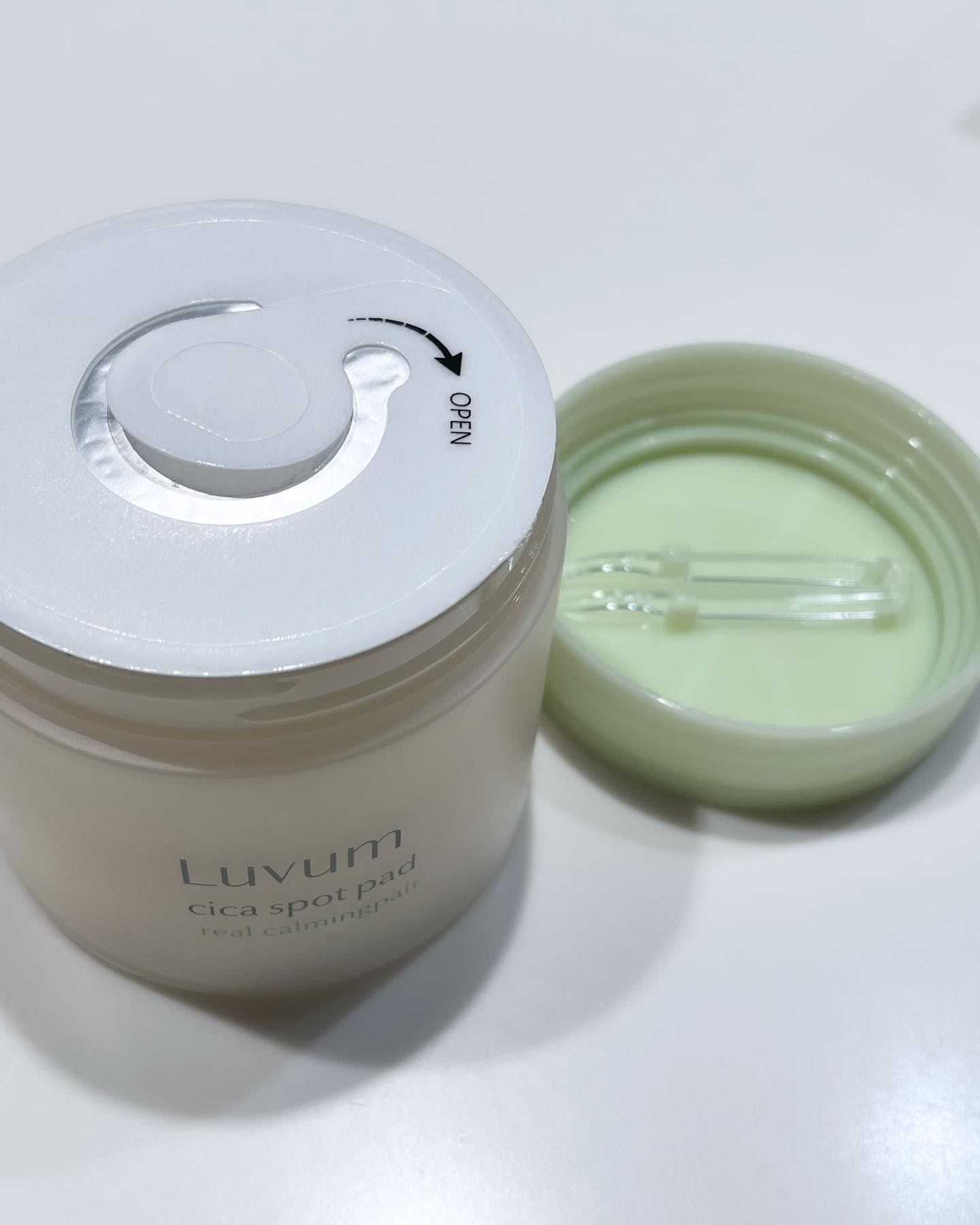 カーミングリペア若葉のシカスポットパッド/Luvum/トナーパッドを使ったクチコミ（3枚目）