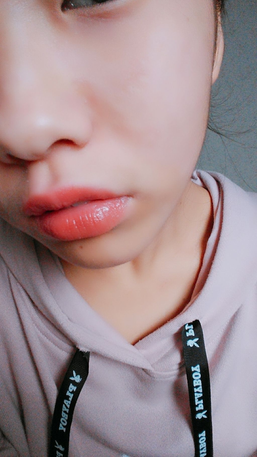 シルキーティント 05ピンクコーラル/Witch's Pouch/リップティントを使ったクチコミ（1枚目）