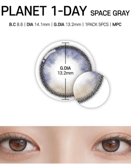 プラネットスペース ワンデー/I-LENS/ワンデー(1DAY)カラコンを使ったクチコミ(4枚目)