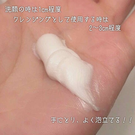 しっとりクレンジング洗顔/なめらか本舗/洗顔フォームを使ったクチコミ(3枚目)
