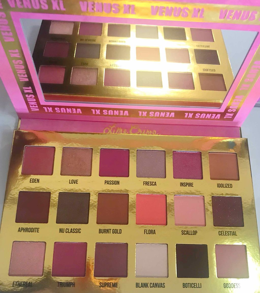 大きい割引 Lime Crime☆Venus 18色アイシャドウパレット XL アイメイク 試してみた】LIME CRIME VENUS XL PALETTE/Lime Crime(海外)のリアル