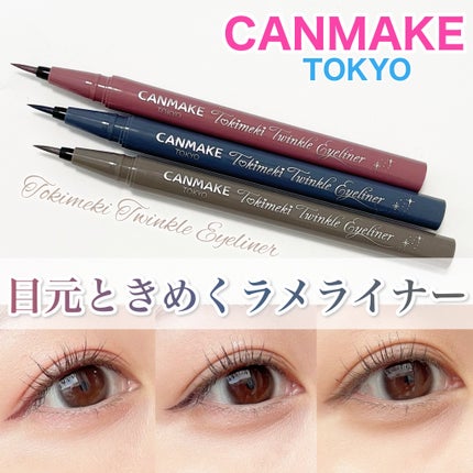 トキメキトゥインクルアイライナー/キャンメイク/リキッドアイライナーを使ったクチコミ(1枚目)