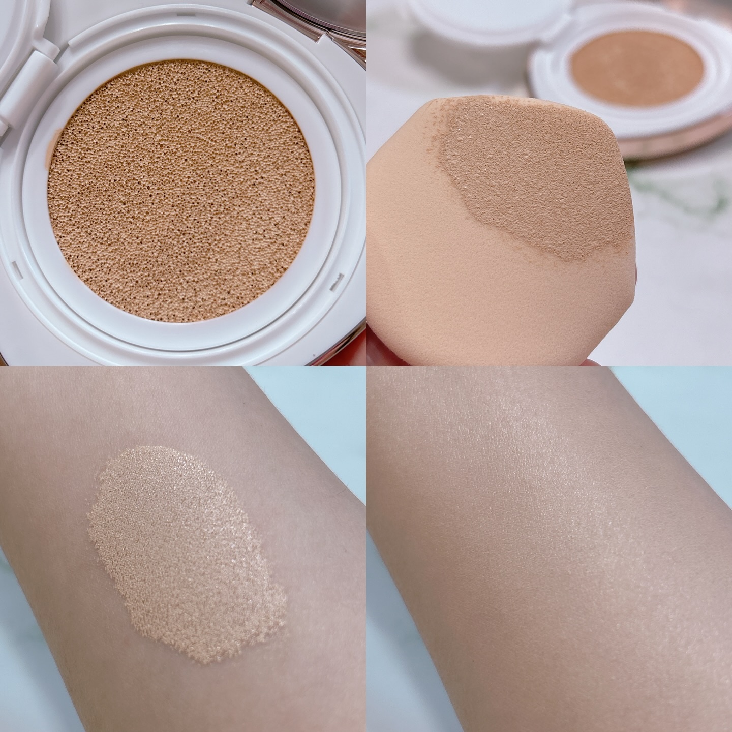 ピンクダイヤクッション/4YE/クッションファンデーションを使ったクチコミ（3枚目）