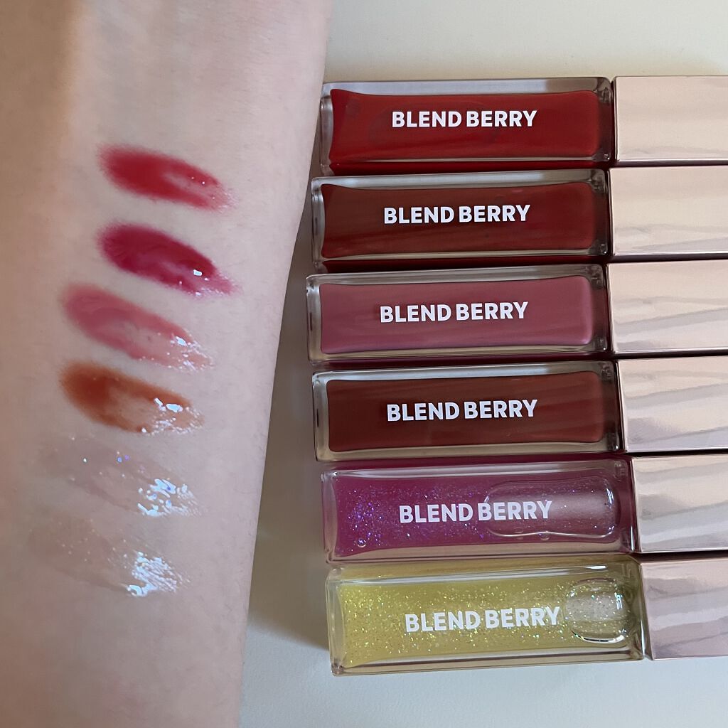 ジューシィリップデュウ/BLEND BERRY/口紅を使ったクチコミ（2枚目）