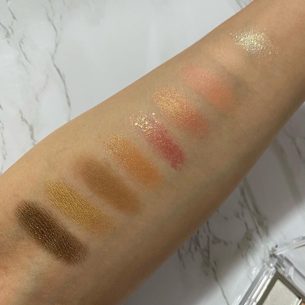 グリッターペディアアイパレット/unleashia/アイシャドウパレットを使ったクチコミ(5枚目)