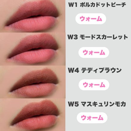 カスタマイズエアリーリップマッド/INTO U/口紅を使ったクチコミ(5枚目)