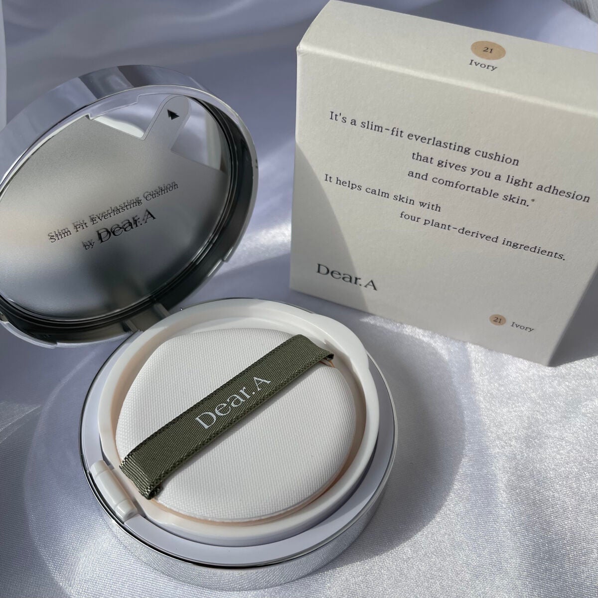 スリムフィット エバーラスティング クッション/Dear.A/クッションファンデーションを使ったクチコミ(2枚目)