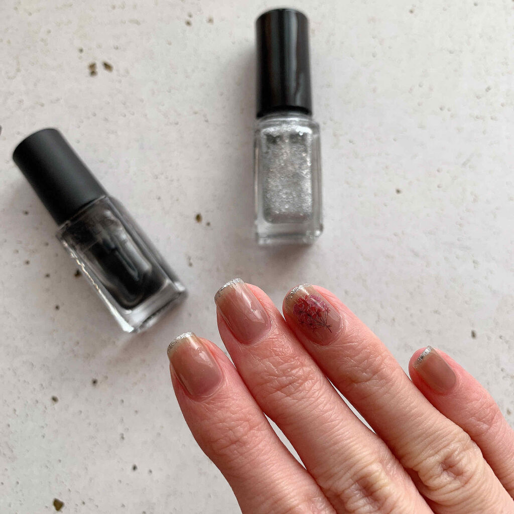 ネイルホリック Top coat SP043 スモーキー/ネイルホリック/ネイルトップコートを使ったクチコミ（2枚目）