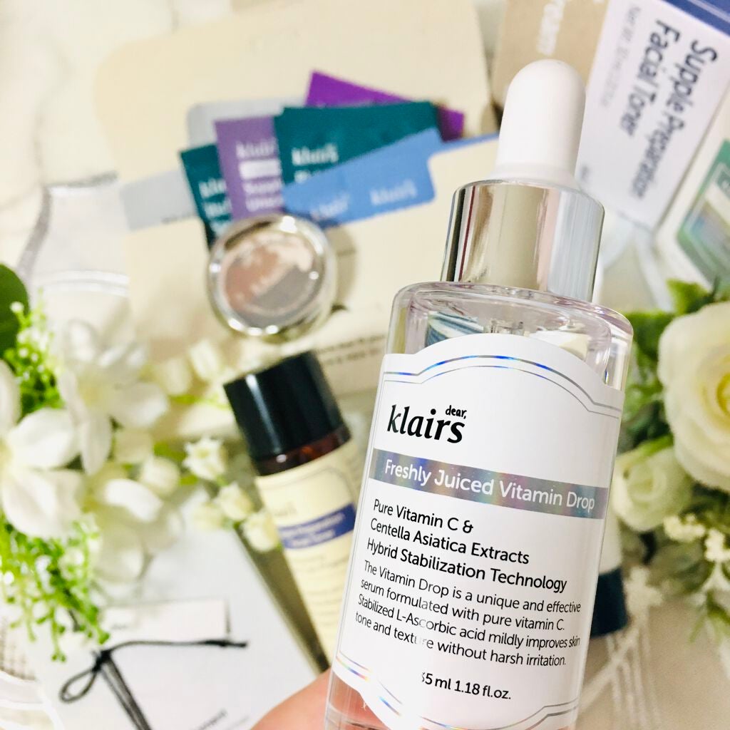 フレッシュリージュースドビタミンドロップ(35ml)/Klairs/美容液を使ったクチコミ(5枚目)