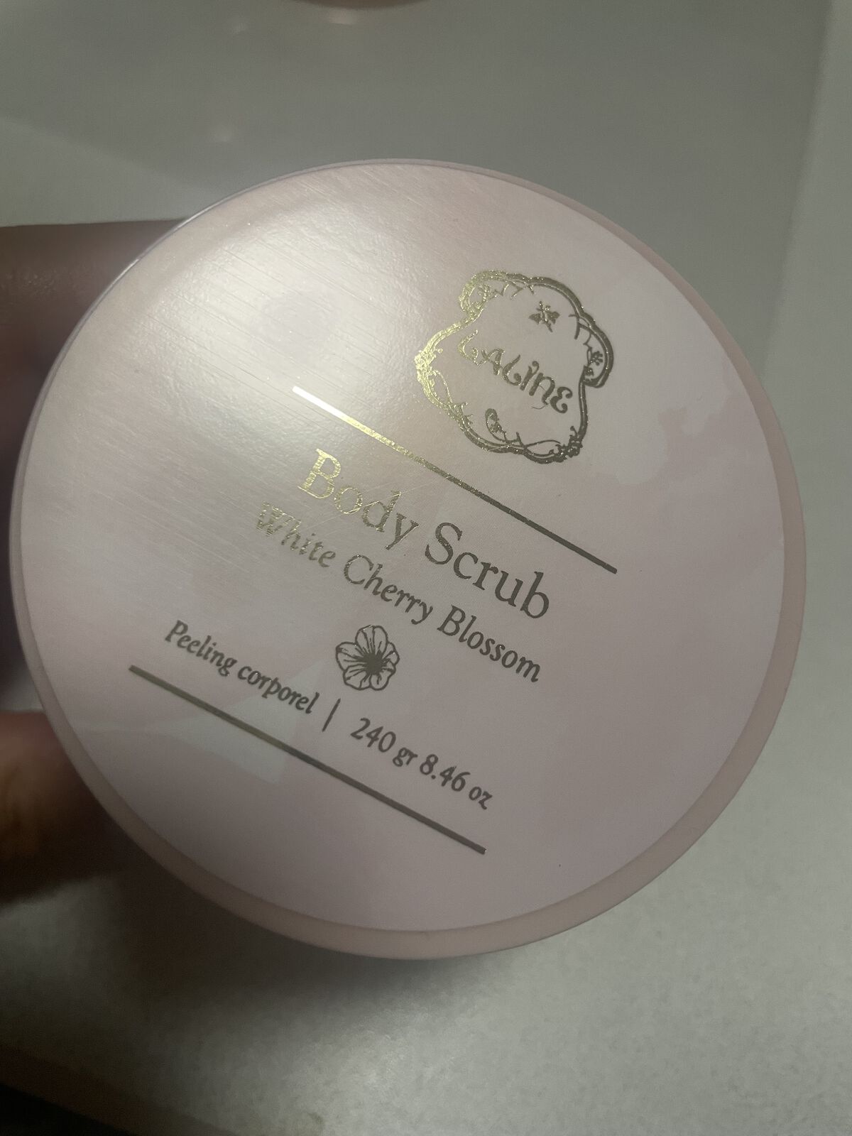 ボディスクラブ チェリーブロッサム/Laline/ボディスクラブを使ったクチコミ（1枚目）