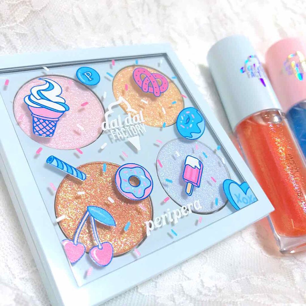 シュガートゥインクルグリッターパレット/PERIPERA/アイシャドウパレットを使ったクチコミ（1枚目）