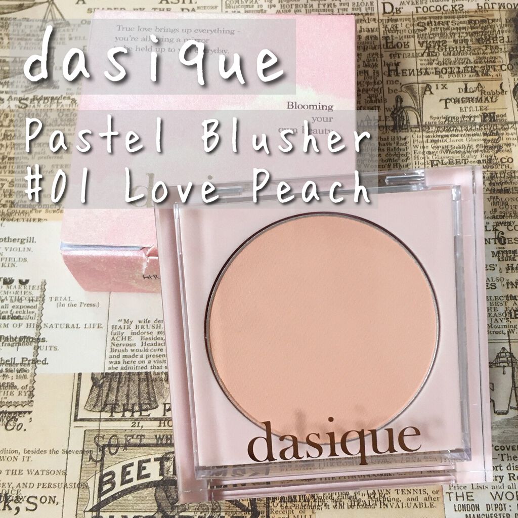 パステルブラッシャー 02 コーラルヘイズ/dasique/パウダーチークを使ったクチコミ（1枚目）