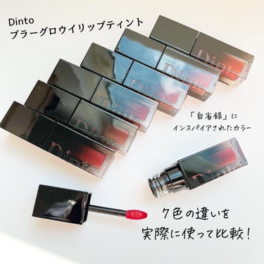 ブラーグロイリップティント/Dinto/口紅を使ったクチコミ（1枚目）