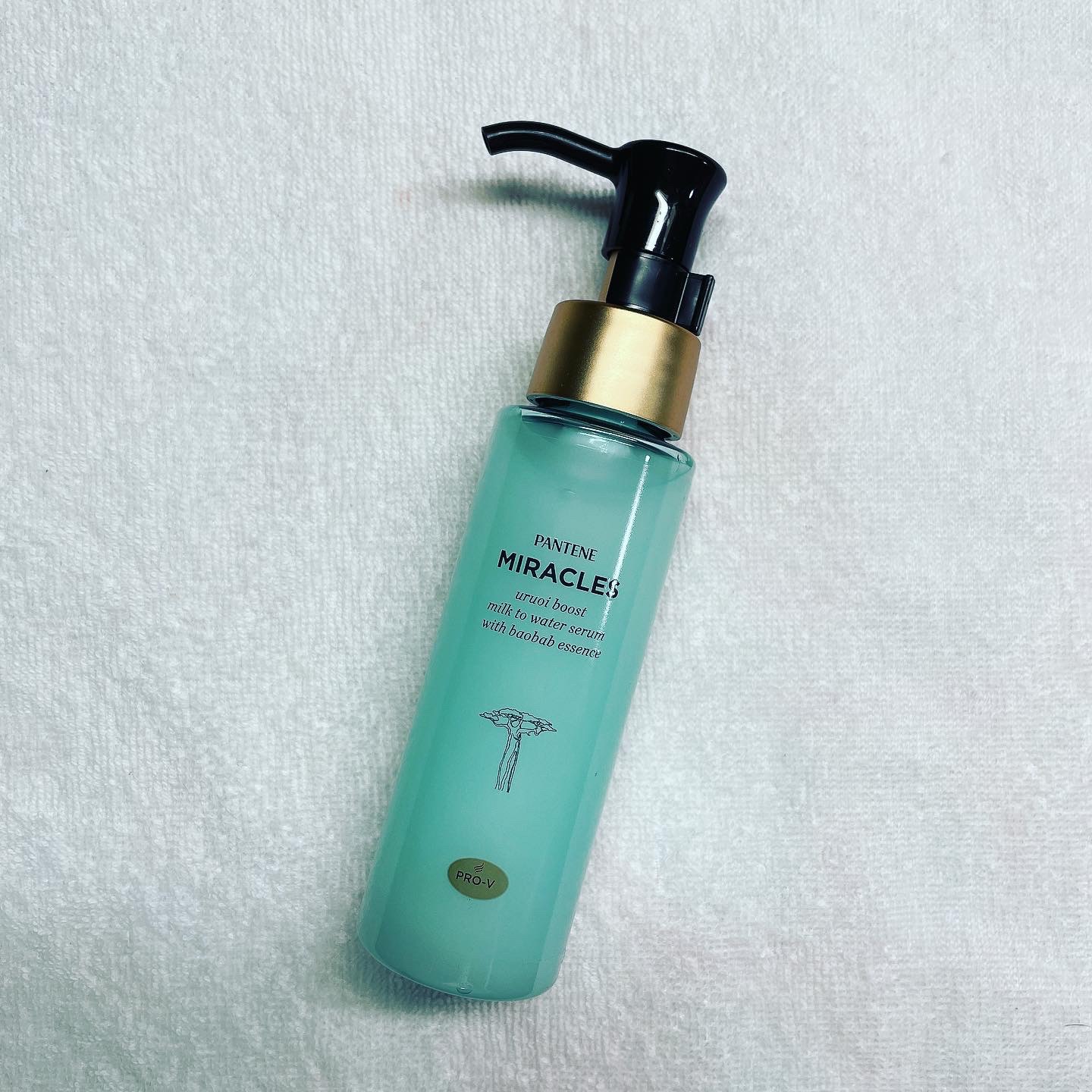 ミラクルズ うるおいブーストミルクウォーターセラム/パンテーン/アウトバストリートメントを使ったクチコミ（1枚目）