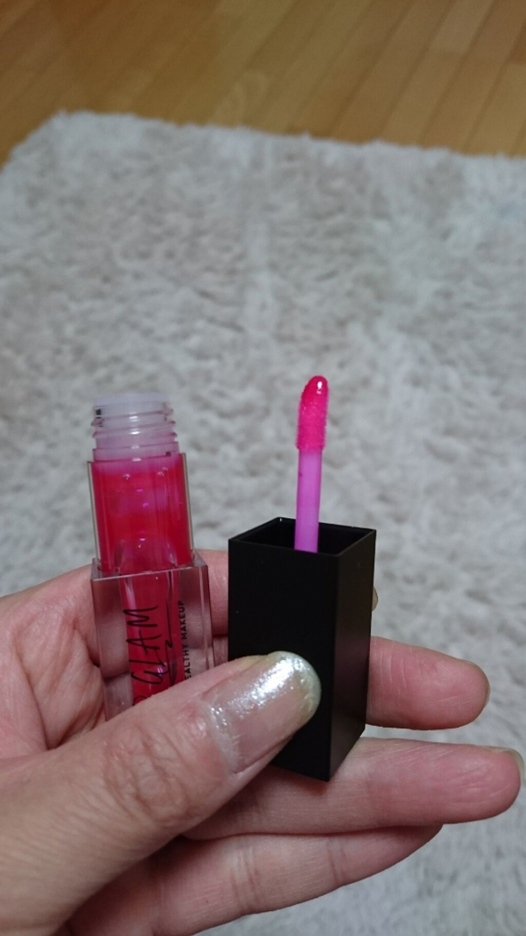 UR GLAM LIP OIL/U R GLAM/リップグロスを使ったクチコミ(2枚目)