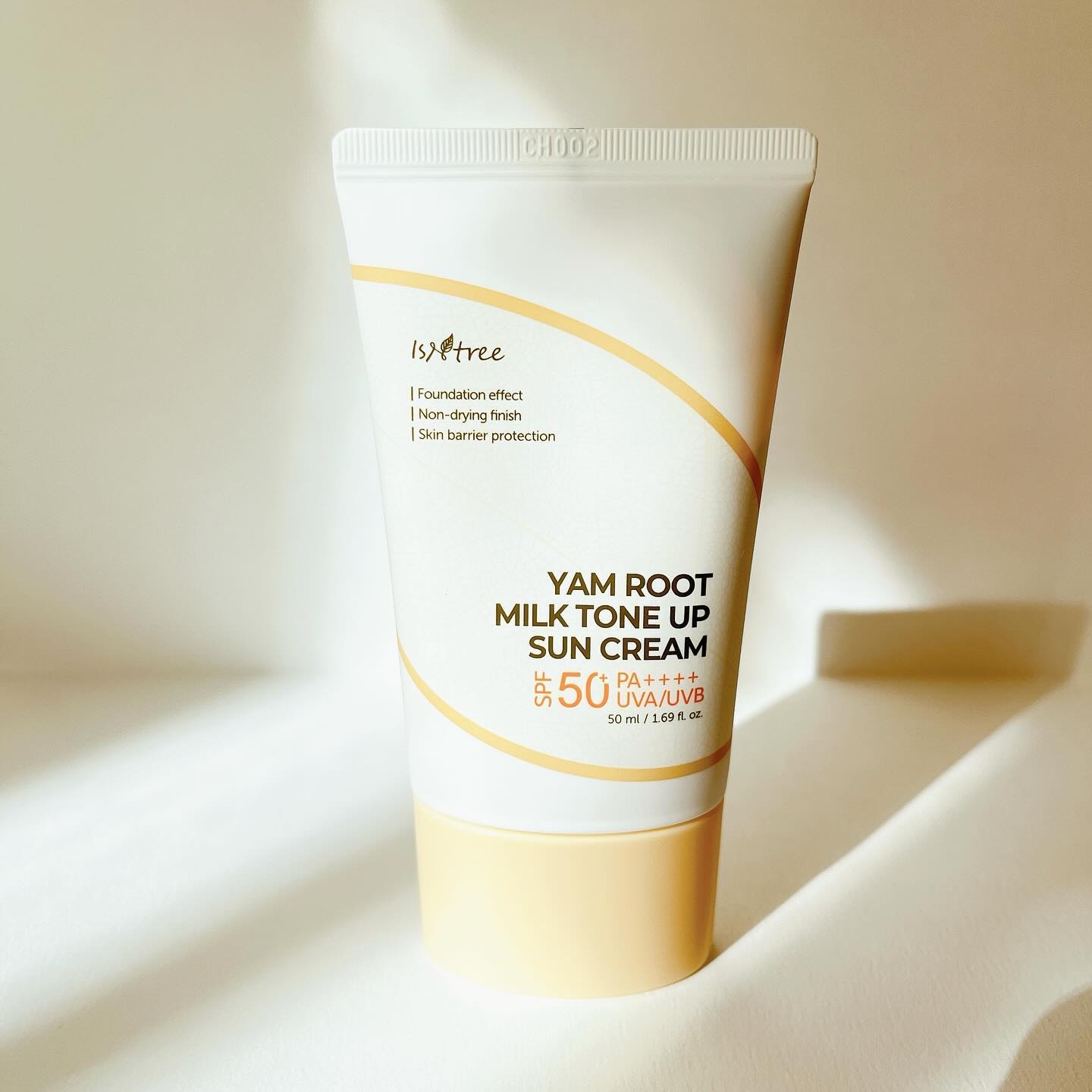 ヤマイモ ミルク トーンアップ UVクリーム/Isntree/日焼け止めクリームを使ったクチコミ（3枚目）