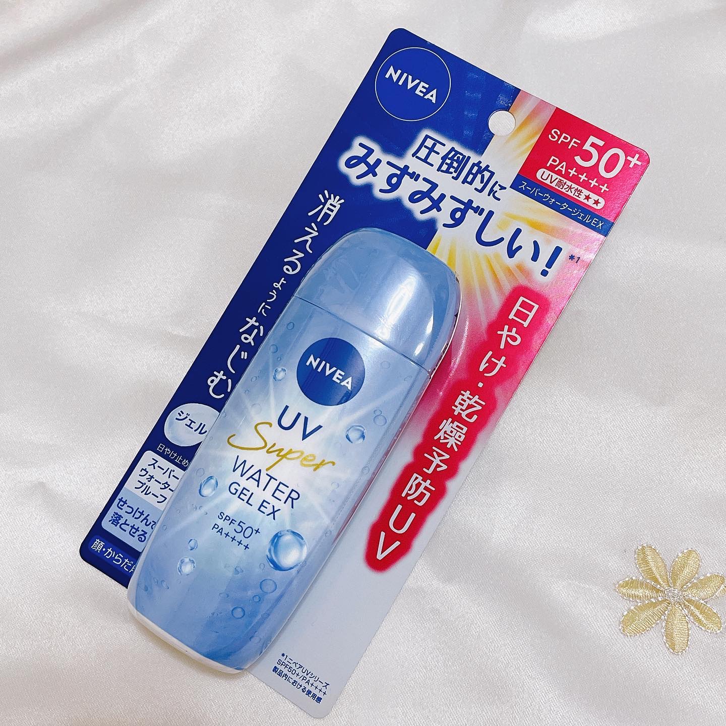 ニベアUV ウォータージェルEX/ニベア/日焼け止めジェルを使ったクチコミ（1枚目）