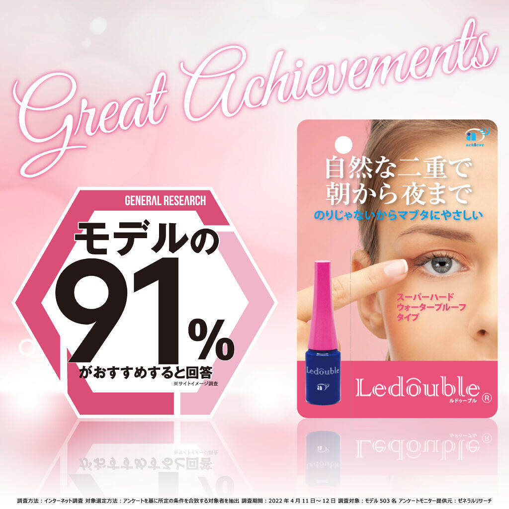 ルドゥーブル/ルドゥーブル/二重まぶた用アイテムを使ったクチコミ（1枚目）