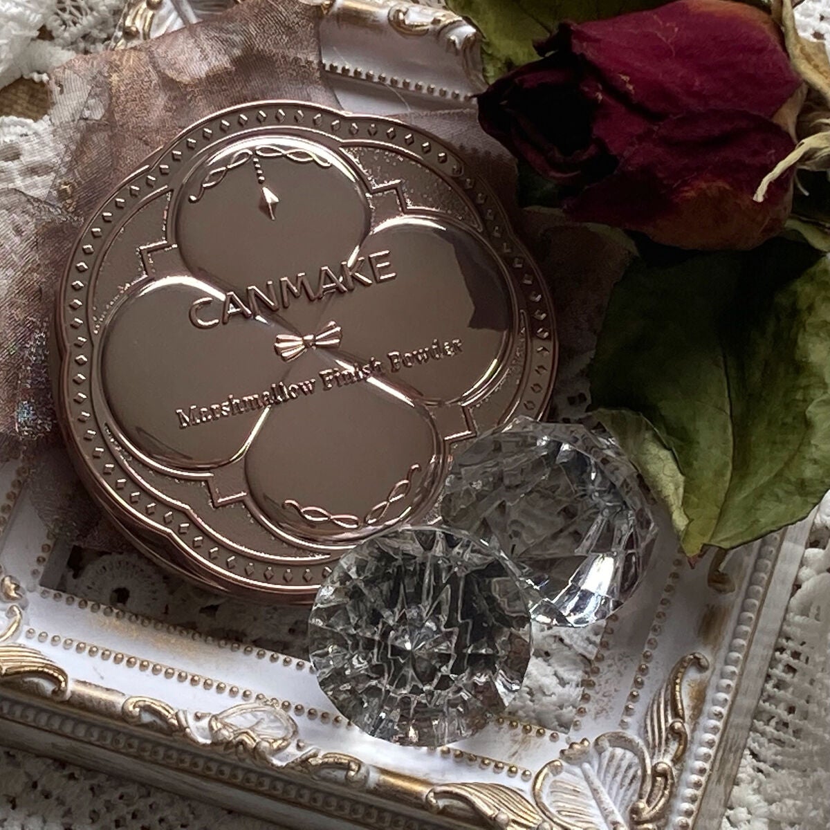 マシュマロフィニッシュパウダー/キャンメイク/プレストパウダーを使ったクチコミ(8枚目)