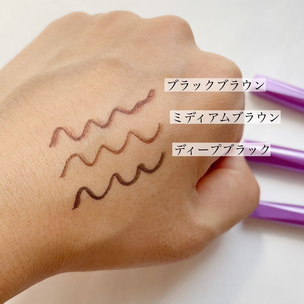 「密着アイライナー」ショート筆リキッド/デジャヴュ/リキッドアイライナーを使ったクチコミ（3枚目）