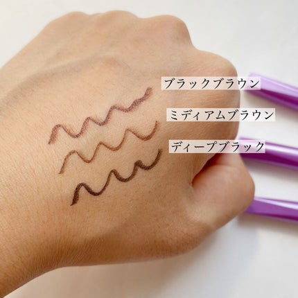 「密着アイライナー」ショート筆リキッド/デジャヴュ/リキッドアイライナーを使ったクチコミ(3枚目)