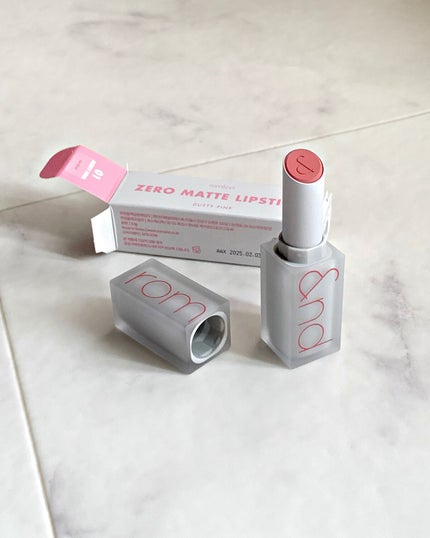 ゼロマットリップスティック/rom&nd/口紅を使ったクチコミ(2枚目)