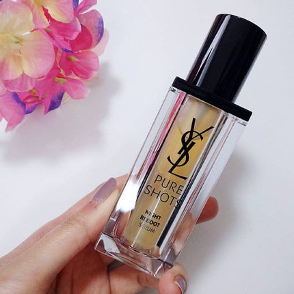 ピュアショット ナイト リチャージセラム/YVES SAINT LAURENT BEAUTE/美容液を使ったクチコミ(1枚目)