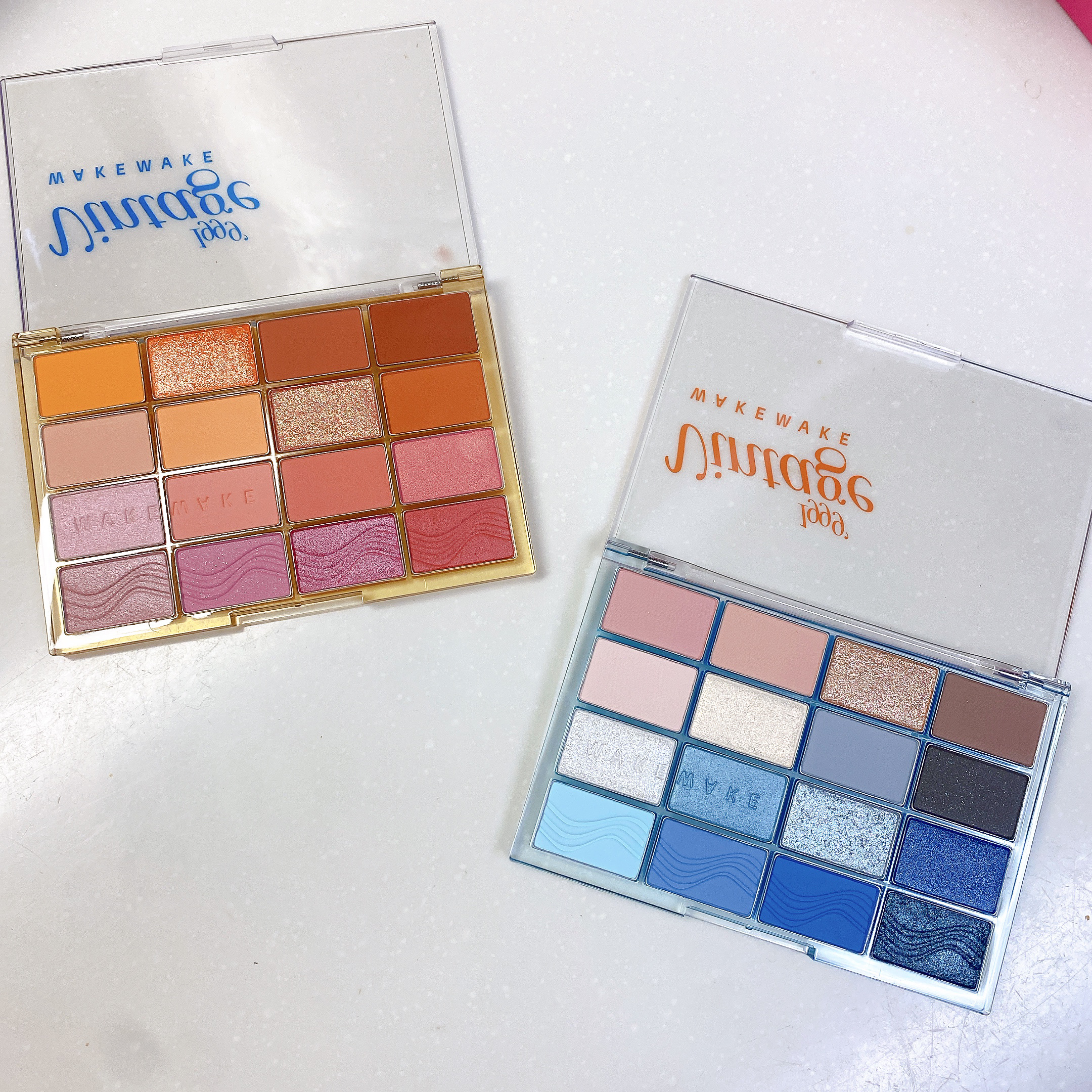 ソフトブラーリングアイパレット/wakemake/アイシャドウパレットを使ったクチコミ（2枚目）