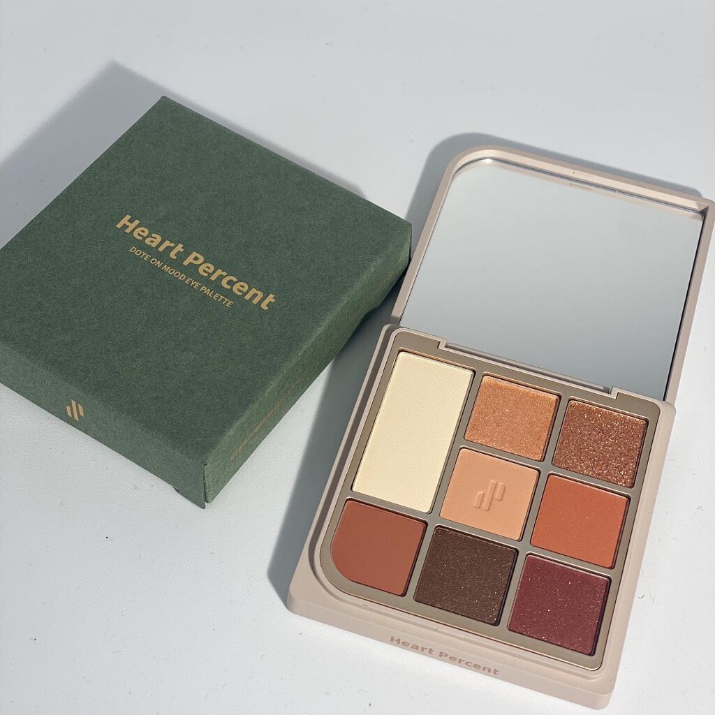 ドットオンムードアイパレット/Heart Percent/アイシャドウパレットを使ったクチコミ(4枚目)