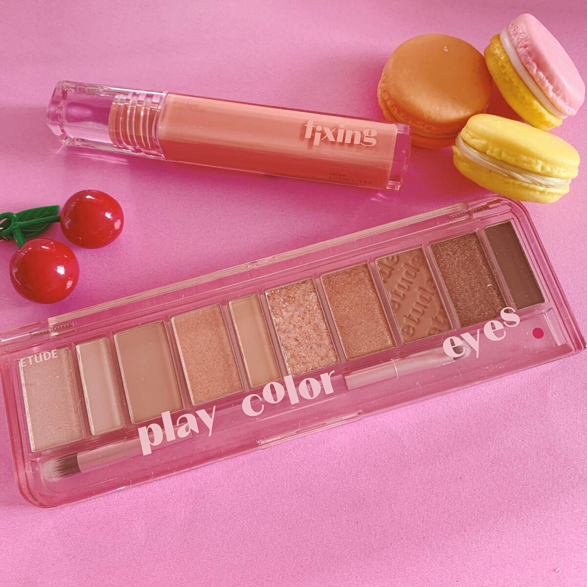プレイカラー アイシャドウ/ETUDE/アイシャドウパレットを使ったクチコミ(3枚目)