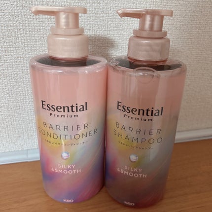 エッセンシャルプレミアム バリアシャンプー・コンディショナー シルキー&スムース/エッセンシャル/市販シャンプーを使ったクチコミ(1枚目)