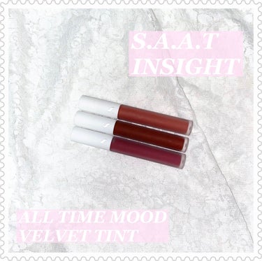 What time are you in the mood for？
－あなたのMOODは何時ですか？－


💗SAAT INSIGHT💗


ALL TIME MOOD VELVET TINT

01