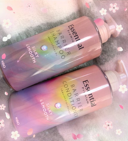 エッセンシャルプレミアム バリアシャンプー・コンディショナー シルキー&スムース/エッセンシャル/市販シャンプーを使ったクチコミ(1枚目)