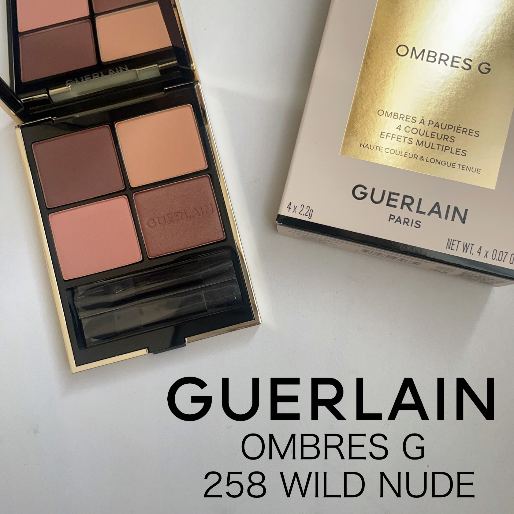 オンブル ジェ 258 ワイルド ヌード/GUERLAIN/アイシャドウパレットを使ったクチコミ（1枚目）
