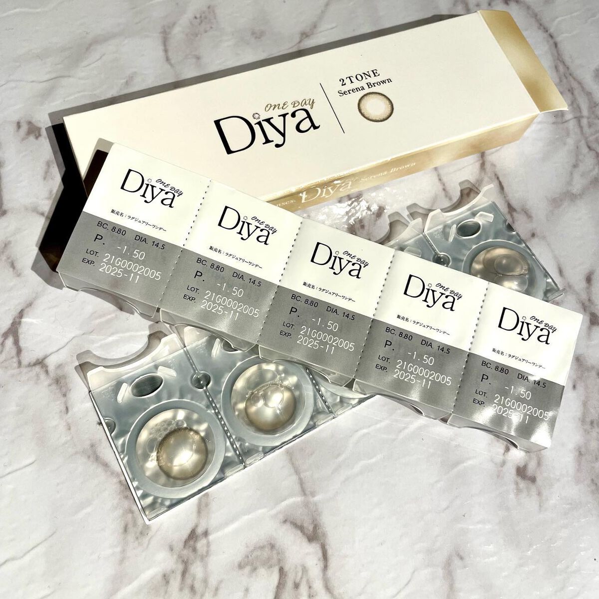 Diya 1day/Diya/ワンデー(1DAY)カラコンを使ったクチコミ(5枚目)