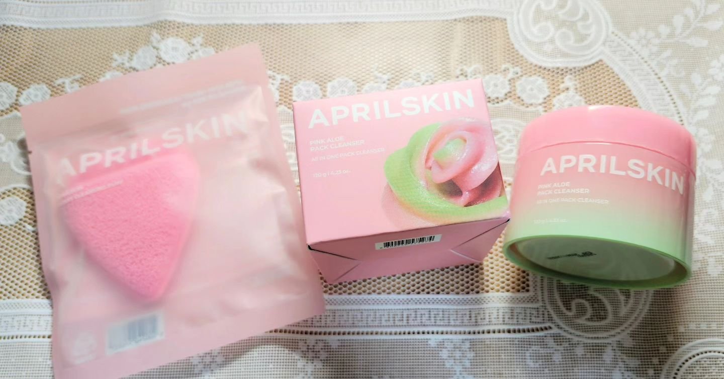 ハートクレンジングパフ/APRILSKIN/その他スキンケアグッズを使ったクチコミ（1枚目）