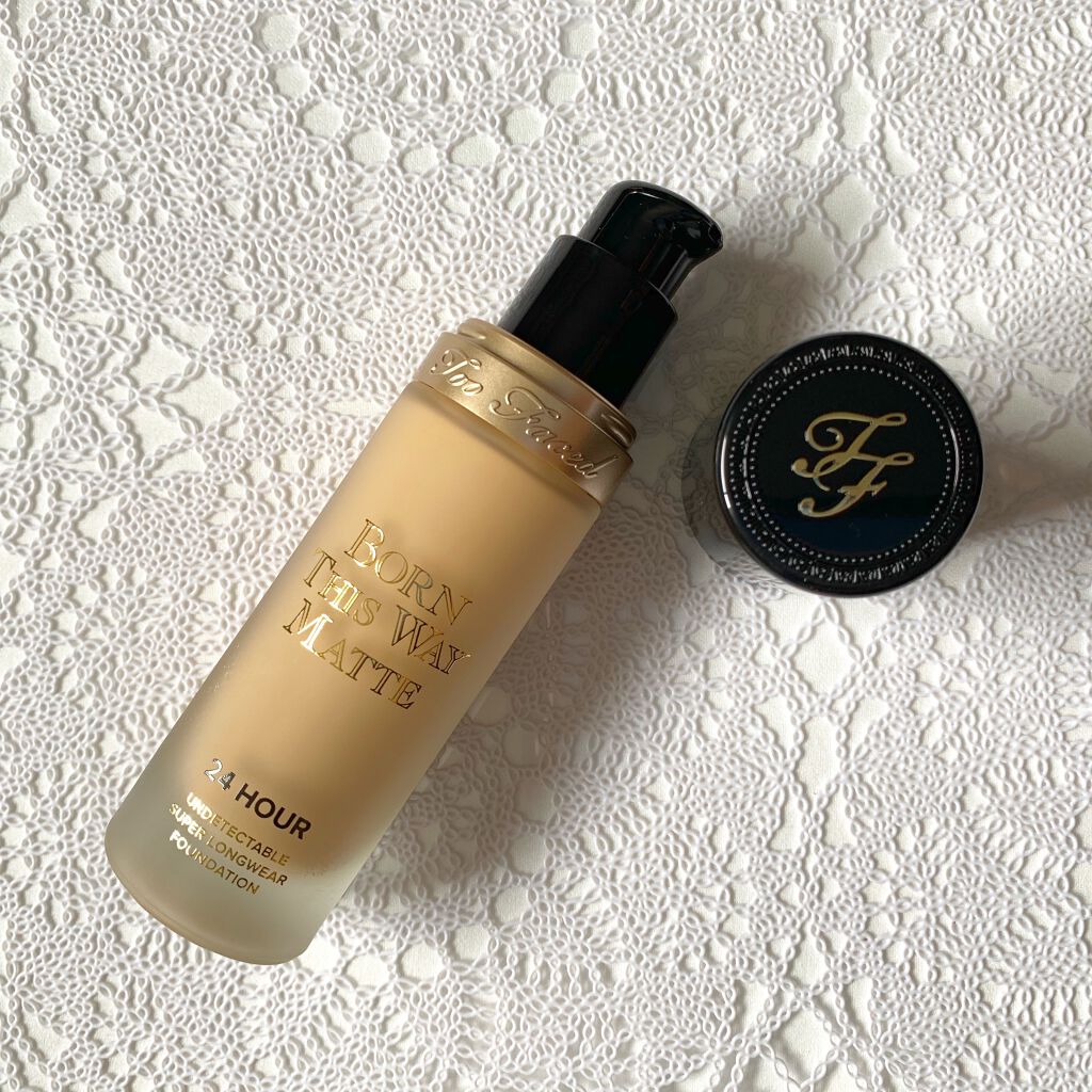 ボーン ディス ウェイ アンディテクタブル 24H マット ファンデーション/Too Faced/リキッドファンデーションを使ったクチコミ(2枚目)