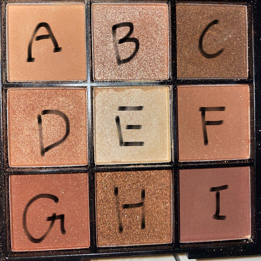 UR GLAM BLOOMING EYE COLOR PALETTE/U R GLAM/アイシャドウパレットを使ったクチコミ(3枚目)