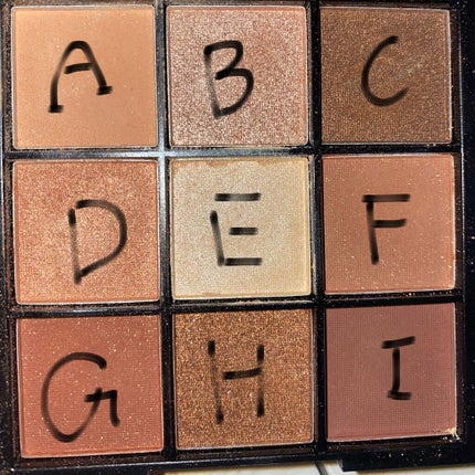 UR GLAM BLOOMING EYE COLOR PALETTE/U R GLAM/アイシャドウパレットを使ったクチコミ(3枚目)