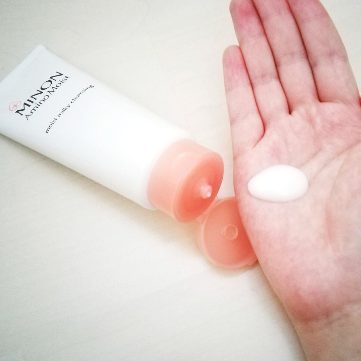 ミノン アミノモイスト モイストミルキィ クレンジング 100ｇ/ミノン/クレンジングクリームを使ったクチコミ（2枚目）