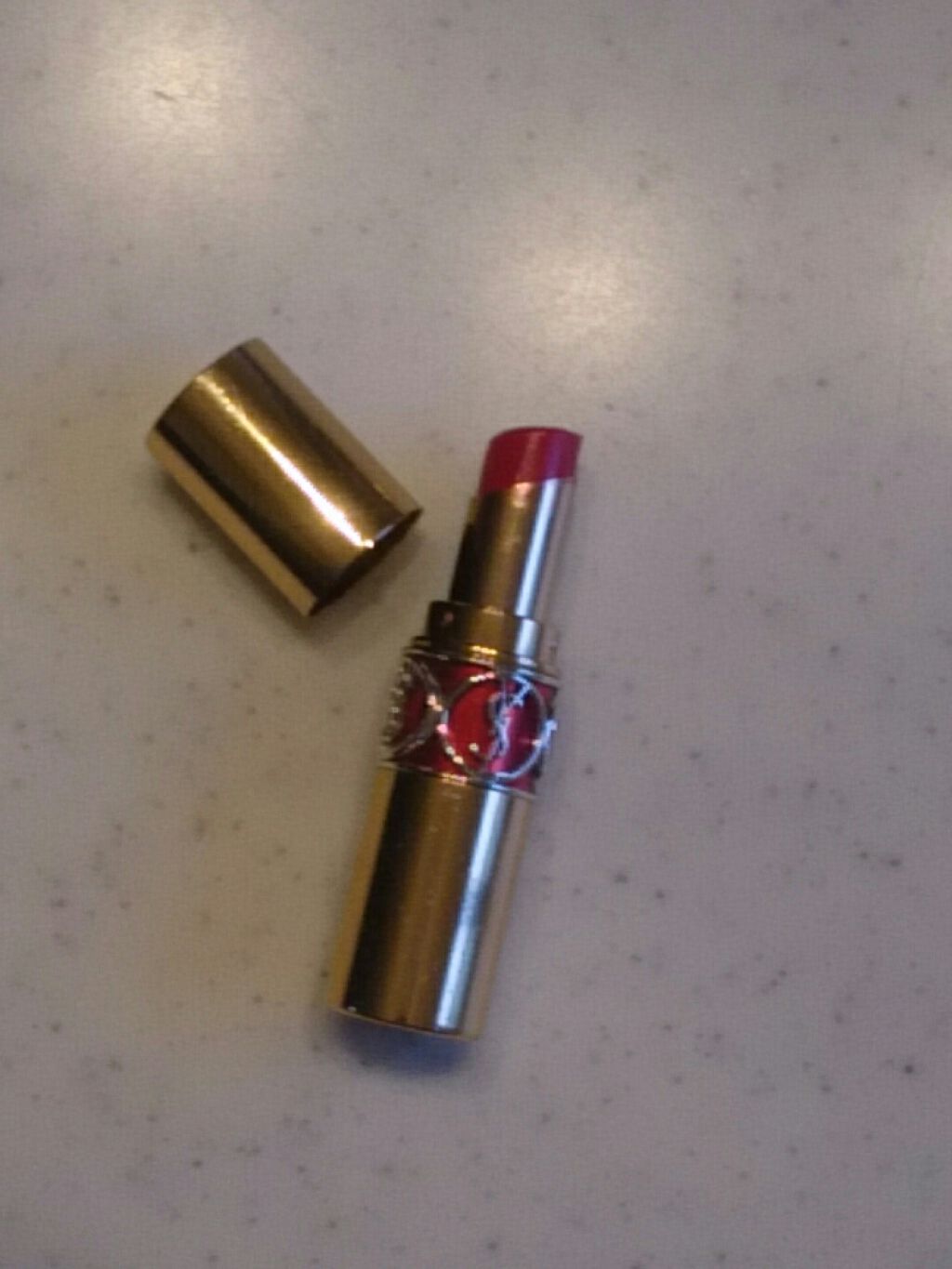 ルージュ ヴォリュプテ シャイン/YVES SAINT LAURENT BEAUTE/口紅を使ったクチコミ(1枚目)