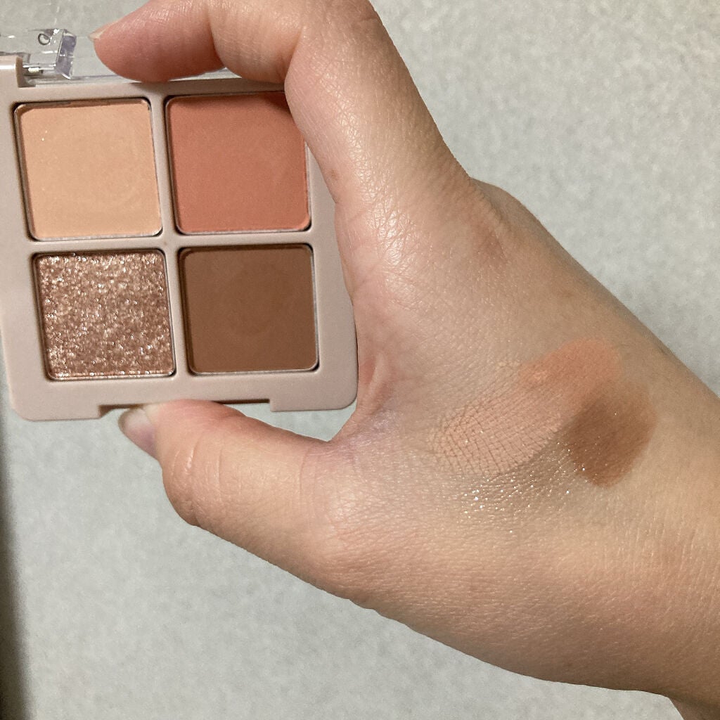 Peach Blush Toast cafe eye palette/NOTONE/アイシャドウパレットを使ったクチコミ(10枚目)