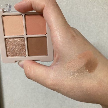 Peach Blush Toast cafe eye palette/NOTONE/アイシャドウパレットを使ったクチコミ(10枚目)