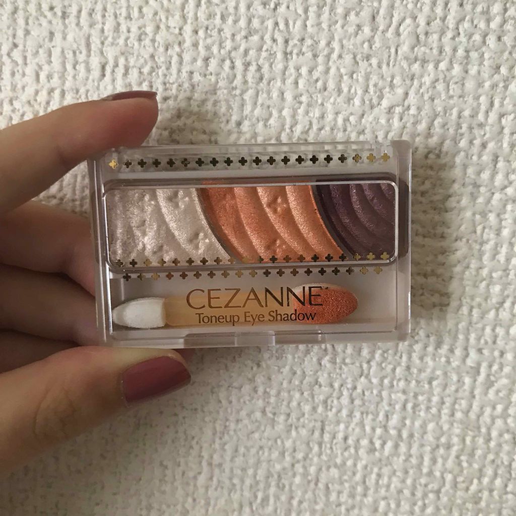 トーンアップアイシャドウ/CEZANNE/アイシャドウパレットを使ったクチコミ(1枚目)