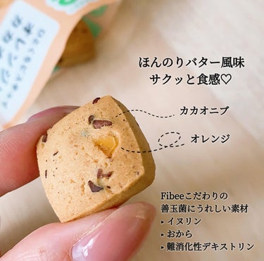 ひとくちビスキュイ(オレンジとカカオニブ)/Fibee/食品を使ったクチコミ（3枚目）