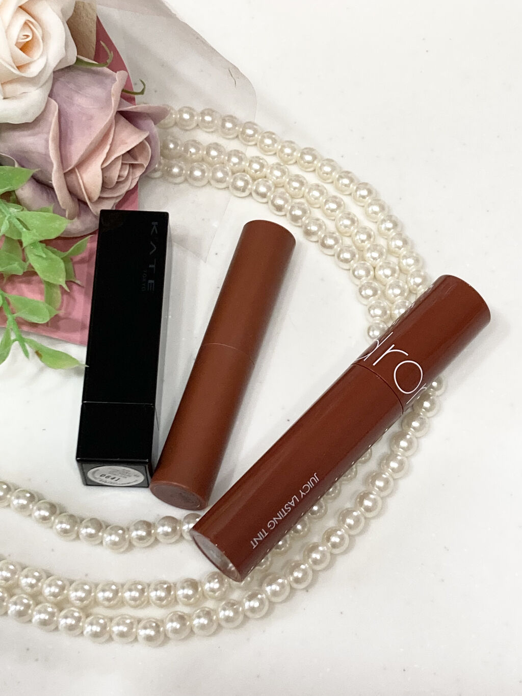 ジューシーラスティングティント/rom&nd/リップティントを使ったクチコミ（2枚目）