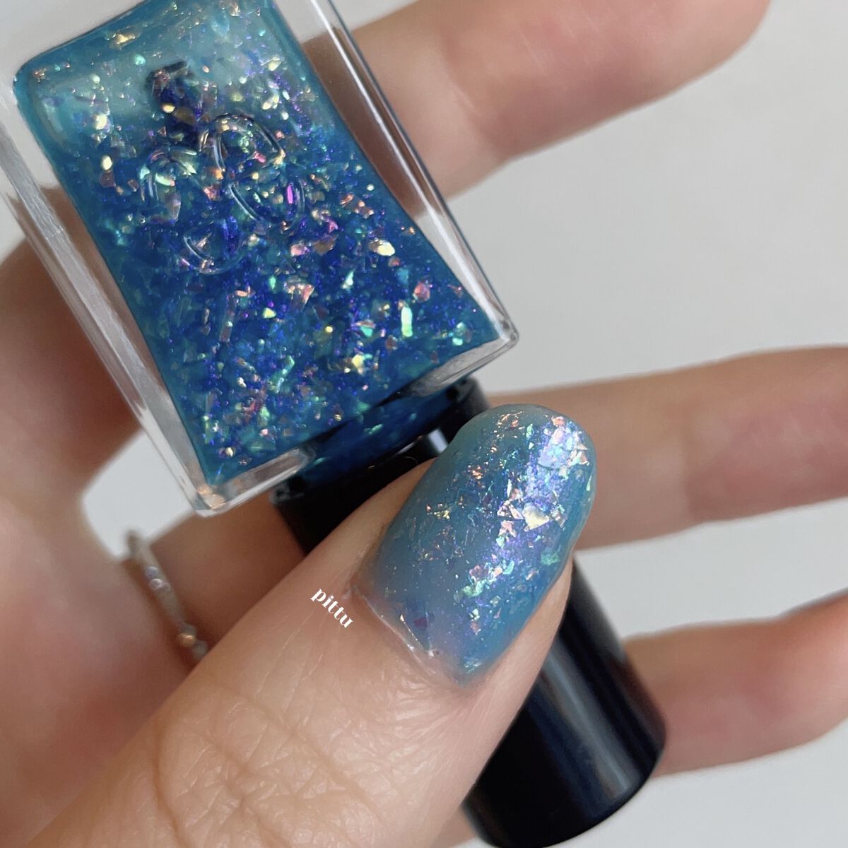 エレガンス ラズル エナメルラッカー 30 Mashup blue/エレガンス ラズル /マニキュアを使ったクチコミ（2枚目）