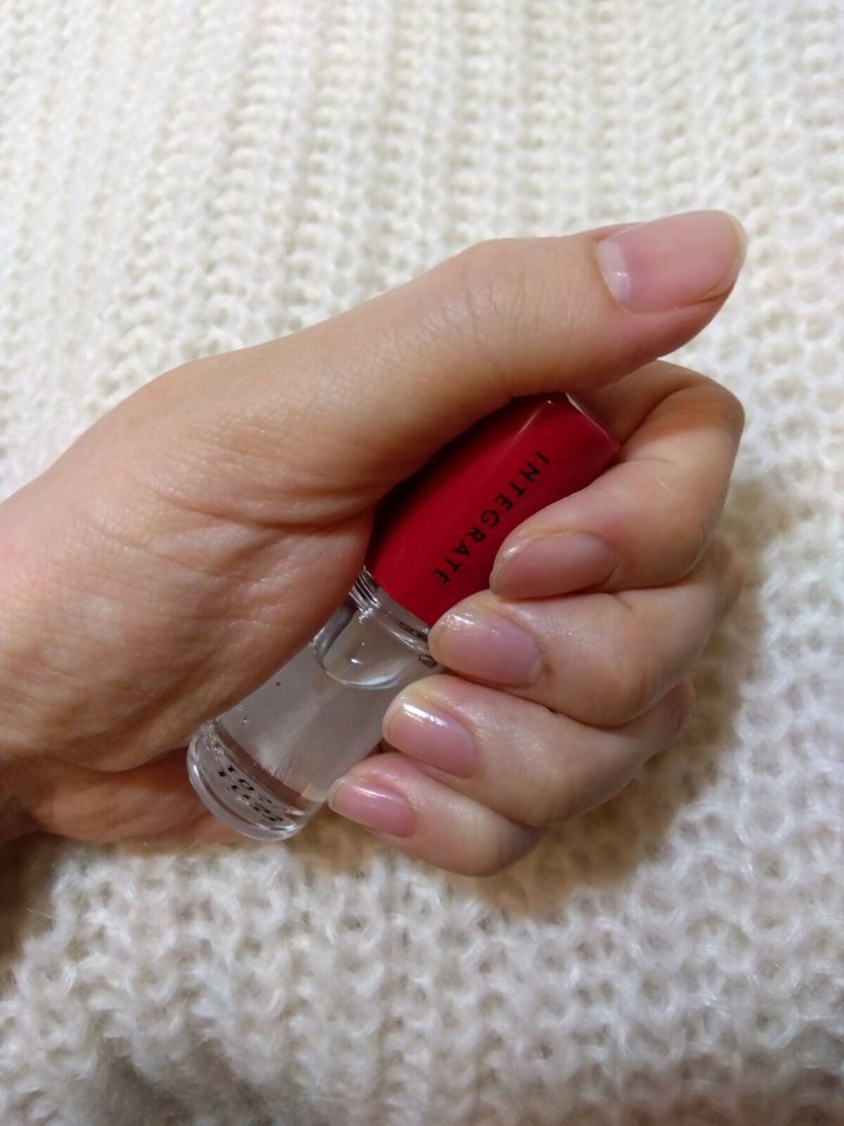 ペペロンチーノ on LIPS 「自爪ナチュラルネイルを目指して✨ベースコート インテグレート#..」(1枚目)